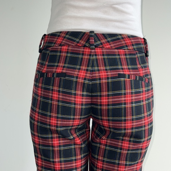 RED PLAID DRESS PANTS - Picture 4 of 5